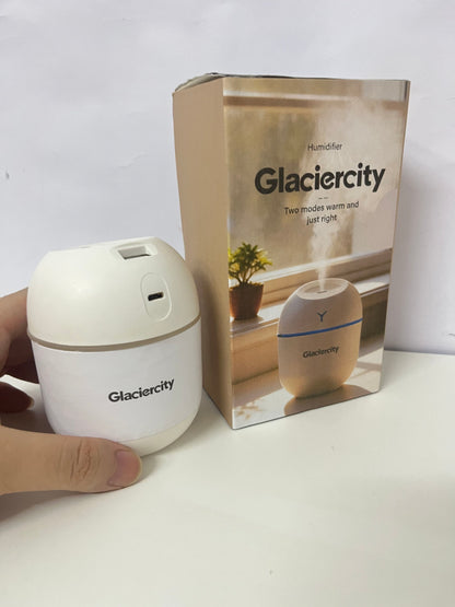 [Glaciercity Humidifiers]——Mini Humidifier - Silent High Mist Desktop Hydration Device