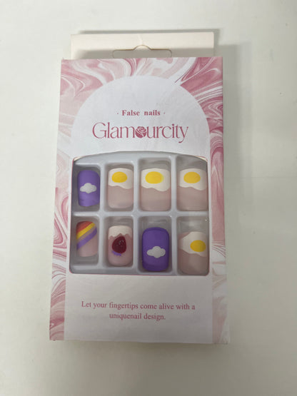 【Glamourcity Playful Breakfast Press-On Nails】—— Effortful, Fun Nail Art in Minutes