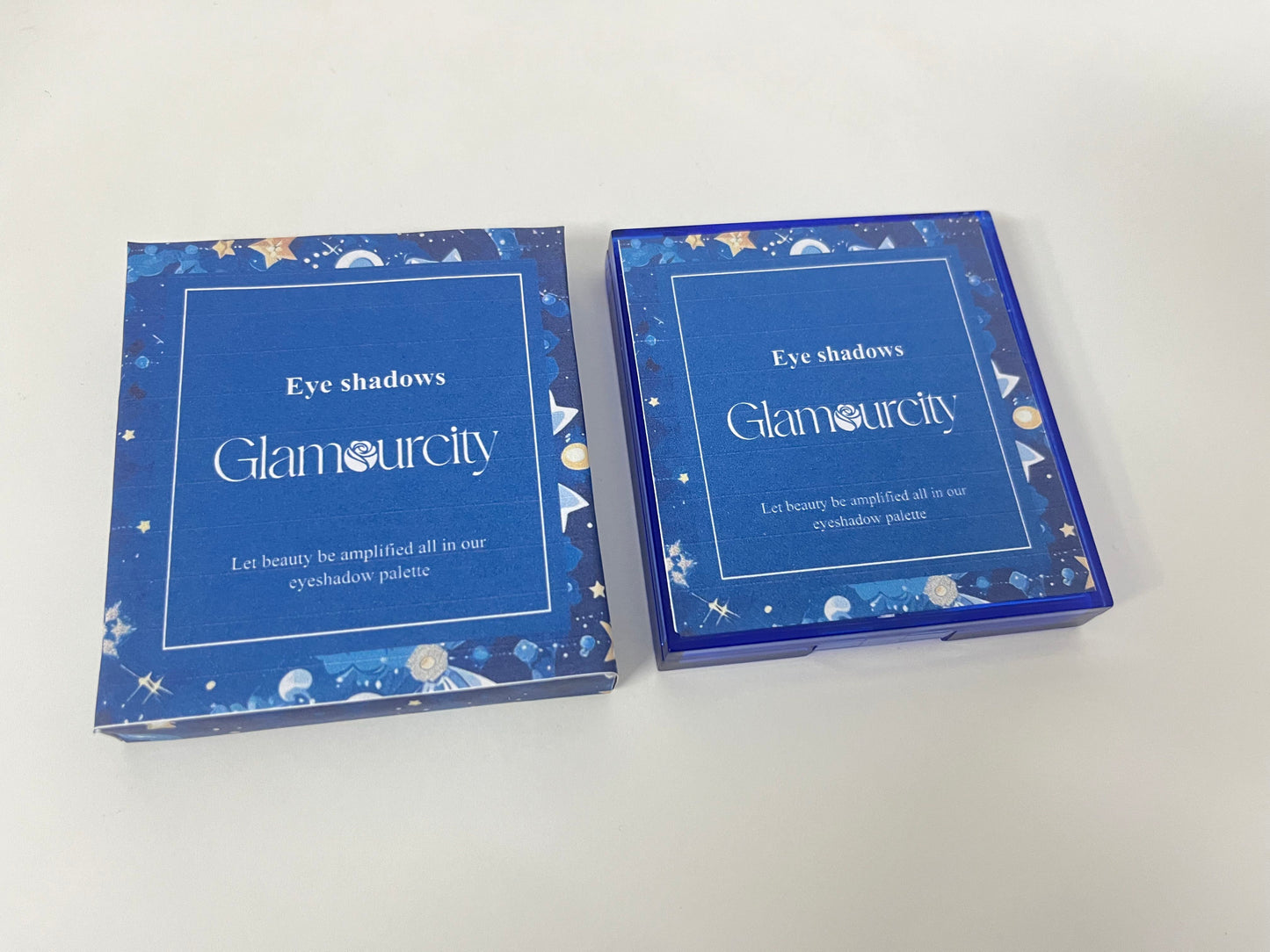 【Glamourcity Starry Blue Eyeshadow Palette】—— Bold, Versatile Shades for Mesmerizing Eye Looks