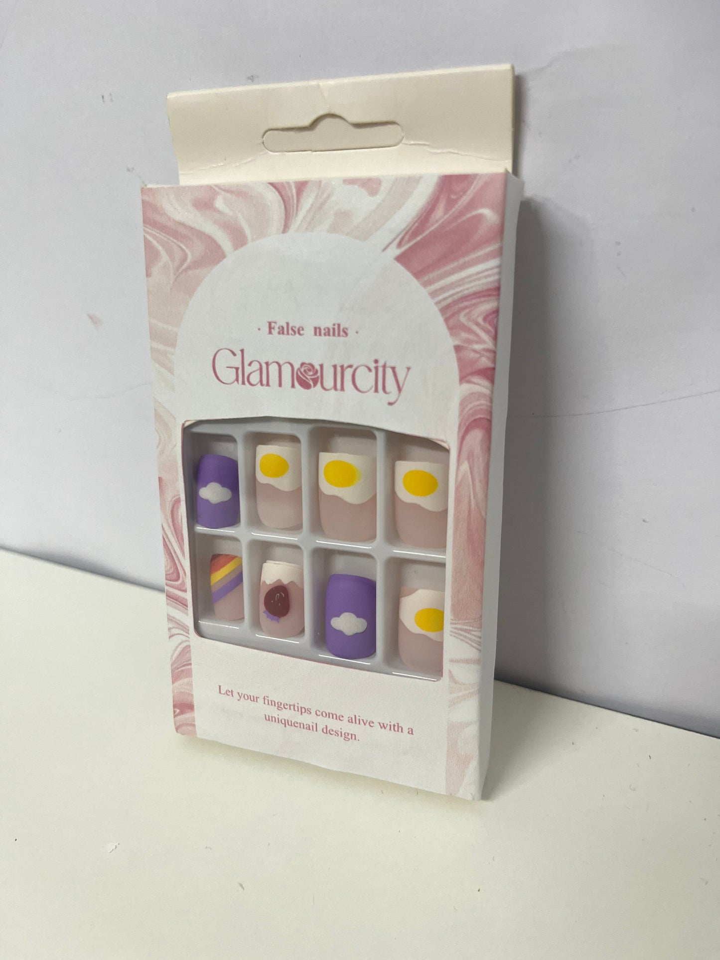 【Glamourcity Playful Breakfast Press-On Nails】—— Effortful, Fun Nail Art in Minutes