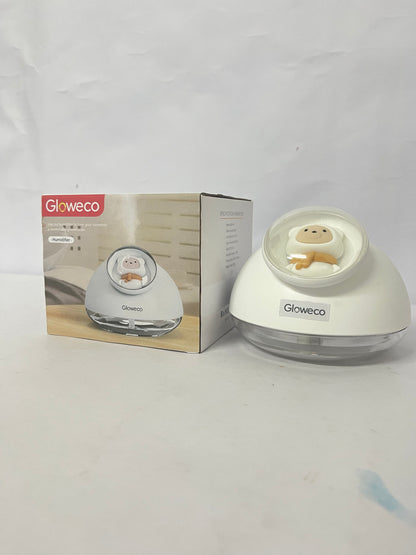 Gloweco Portable Humidifier,270ml Capacity,Rechargeable Essential Oil Diffuser with Night Light and Waterless Auto Shut-Off,for Office Room Bedroom Livingroom