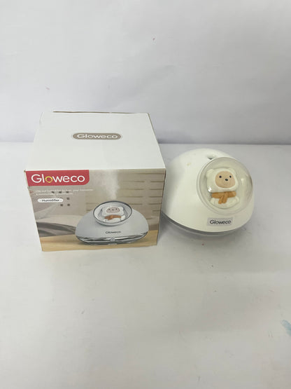 Gloweco Portable Humidifier,270ml Capacity,Rechargeable Essential Oil Diffuser with Night Light and Waterless Auto Shut-Off,for Office Room Bedroom Livingroom