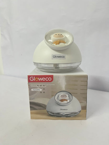 Gloweco Portable Humidifier,270ml Capacity,Rechargeable Essential Oil Diffuser with Night Light and Waterless Auto Shut-Off,for Office Room Bedroom Livingroom