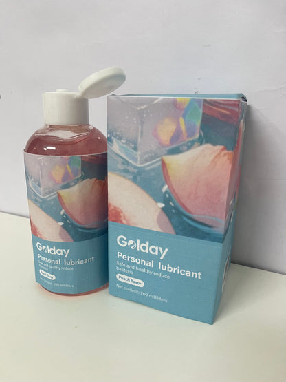 Golday peach Flavor Personal Lubricant: Intimate Care Good Combining Comfort and Health