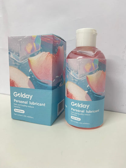 Golday peach Flavor Personal Lubricant: Intimate Care Good Combining Comfort and Health
