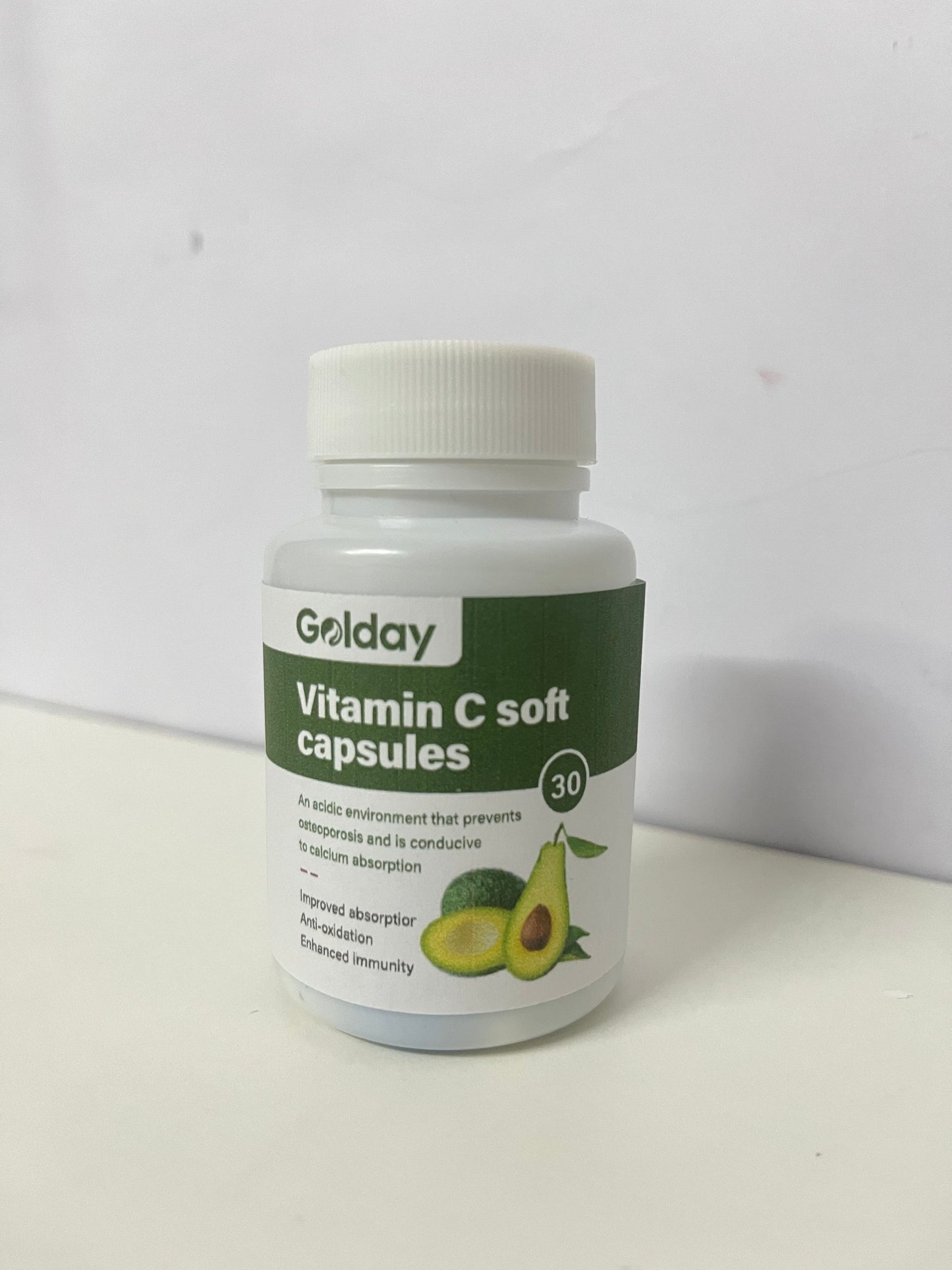 【Golday Vitamin C Soft Capsules】—— Immunity & Antioxidant Support with Avocado Extract