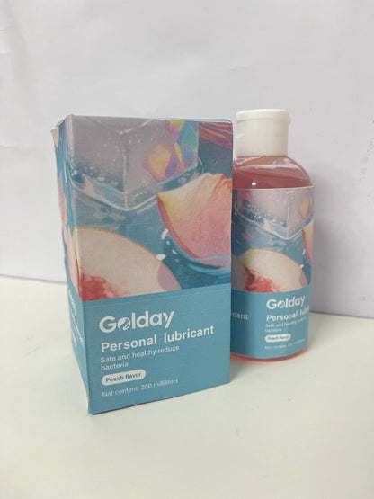 Golday peach Flavor Personal Lubricant: Intimate Care Good Combining Comfort and Health
