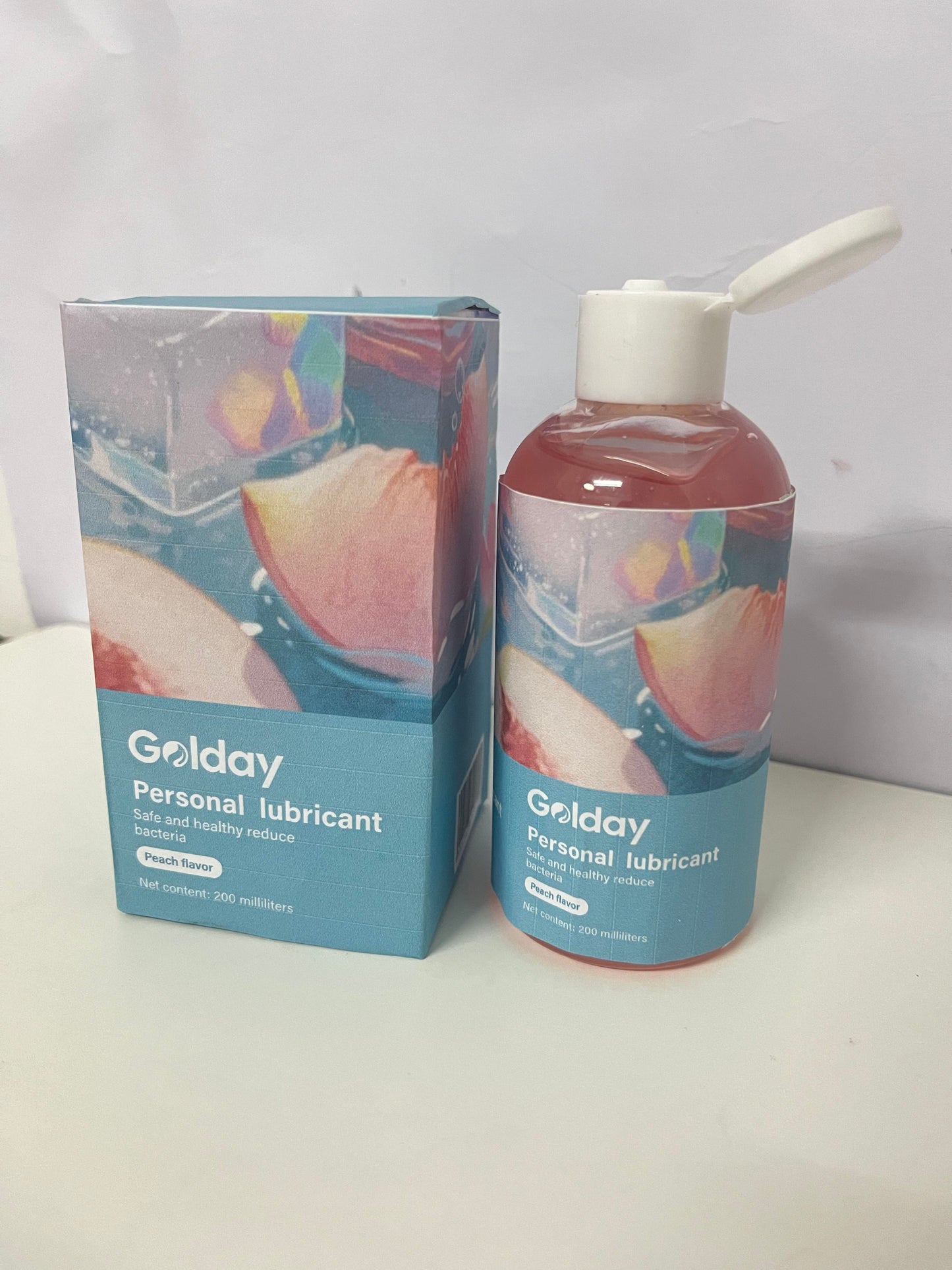 Golday peach Flavor Personal Lubricant: Intimate Care Good Combining Comfort and Health