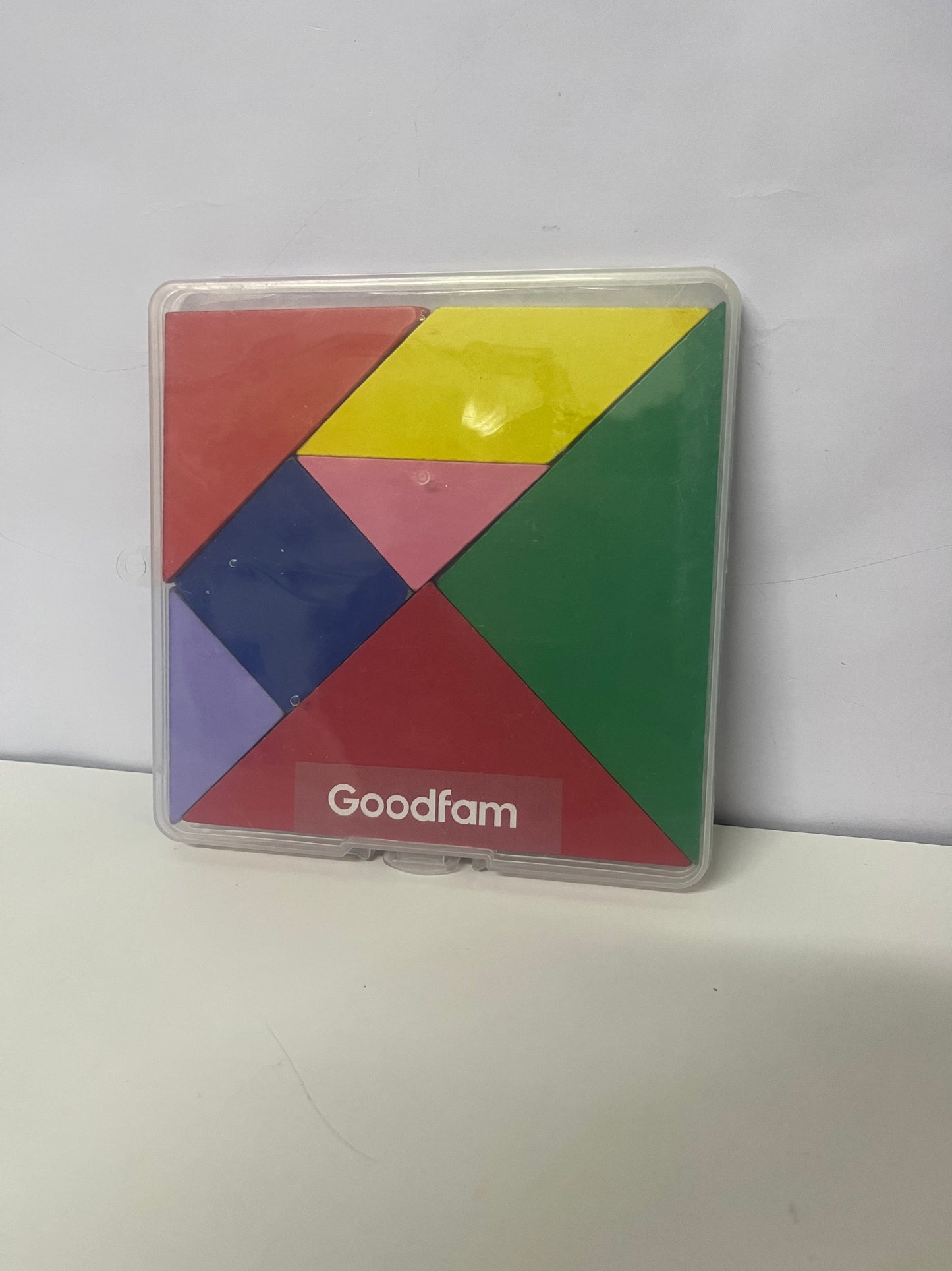 [Goodfam Toy construction blocks]-Wooden Tangram - Educational Puzzle Toy for Kids