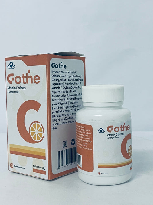 Gothe Vitamin C tablets (Orange flavor) - Revitalize Health with New Vitality