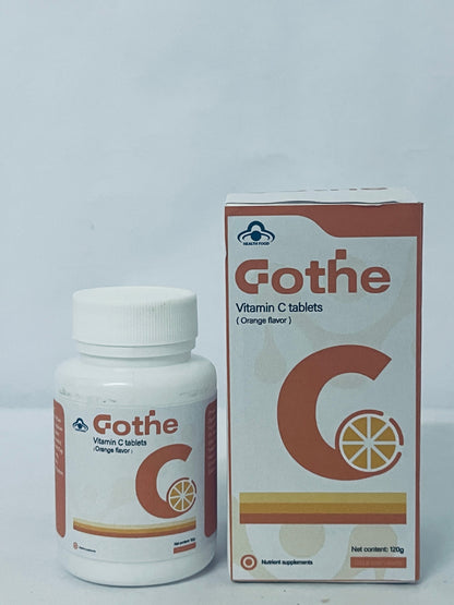 Gothe Vitamin C tablets (Orange flavor) - Revitalize Health with New Vitality