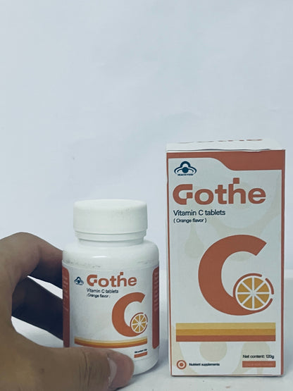 Gothe Vitamin C tablets (Orange flavor) - Revitalize Health with New Vitality