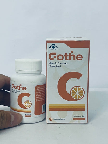 Gothe Vitamin C tablets (Orange flavor) - Revitalize Health with New Vitality