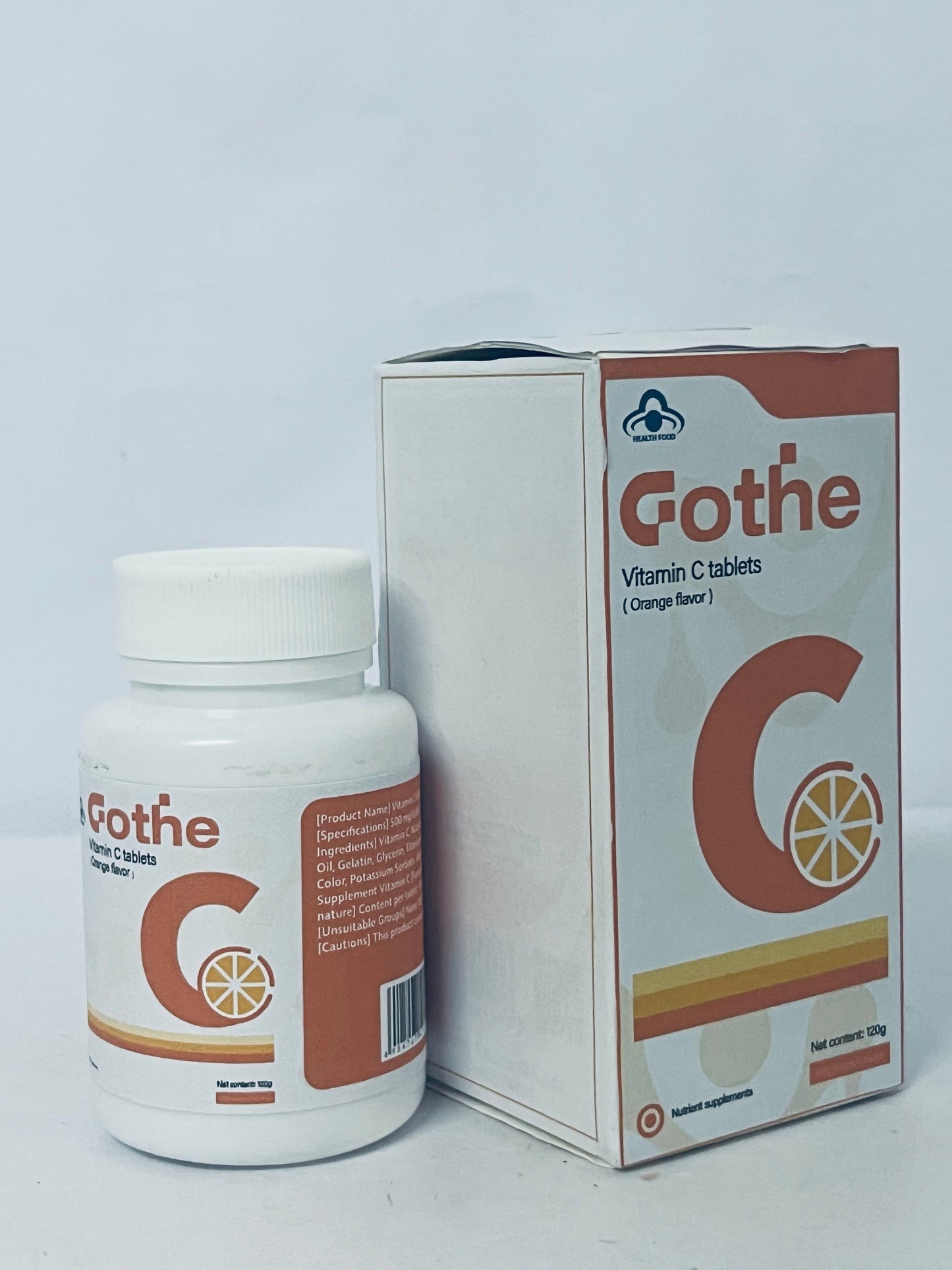 Gothe Vitamin C tablets (Orange flavor) - Revitalize Health with New Vitality