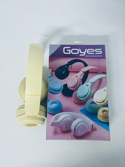 Goyes Macaron Over-Ear Bluetooth Headphones Stylish Streetwear Immersive Sound A Multi-Scene Audio-Visual Entertainment Companion
