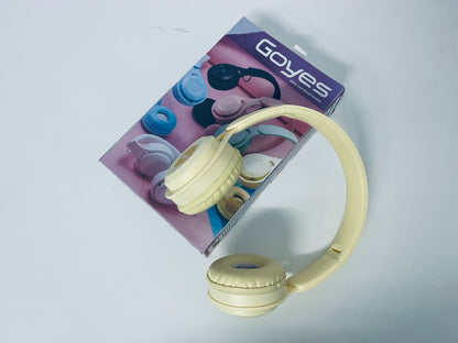 Goyes Macaron Over-Ear Bluetooth Headphones Stylish Streetwear Immersive Sound A Multi-Scene Audio-Visual Entertainment Companion