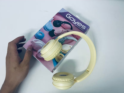 Goyes Macaron Over-Ear Bluetooth Headphones Stylish Streetwear Immersive Sound A Multi-Scene Audio-Visual Entertainment Companion