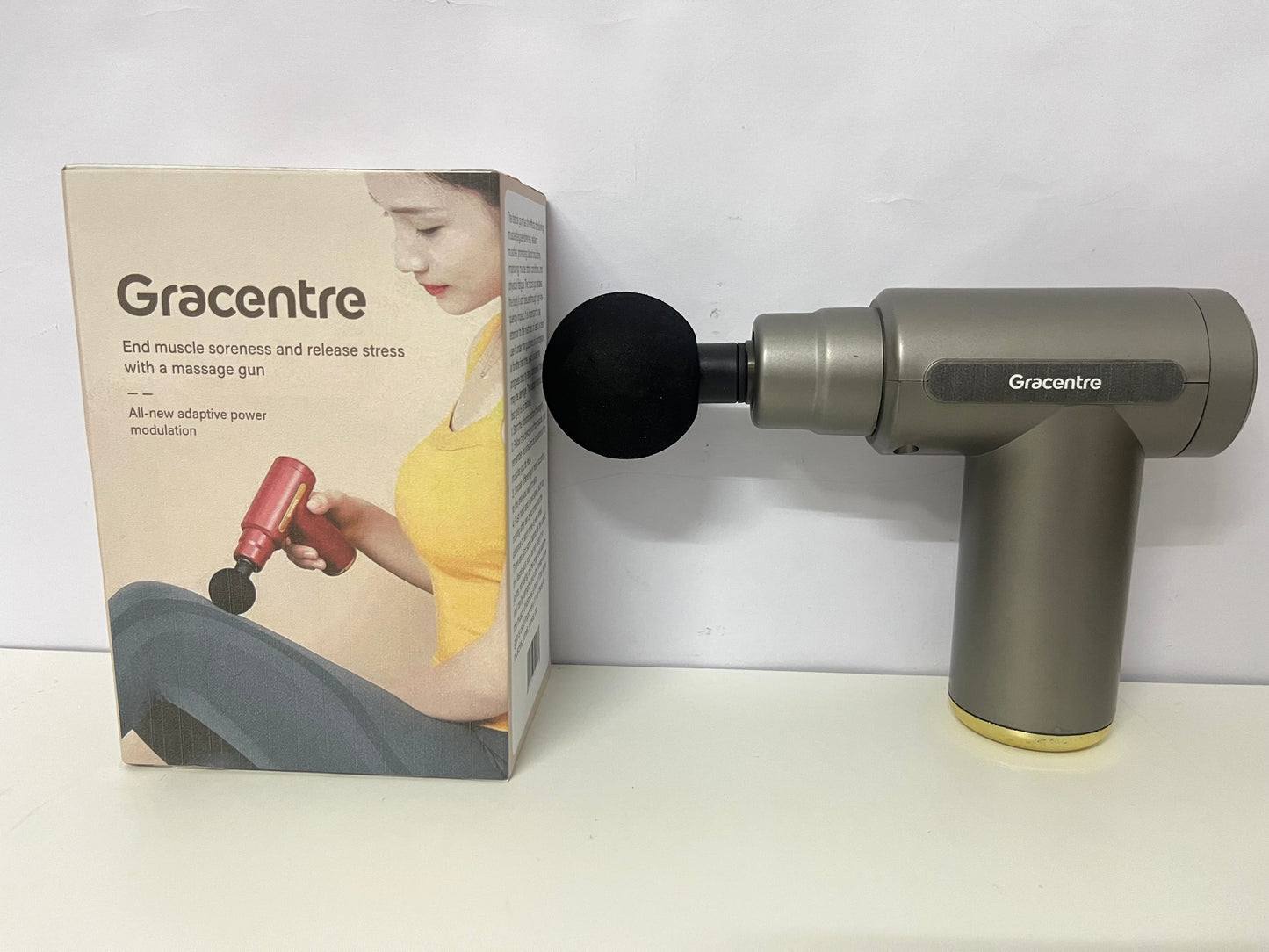 【Gracentre Portable Massage Gun】—— Relieve Soreness & Recharge Your Body