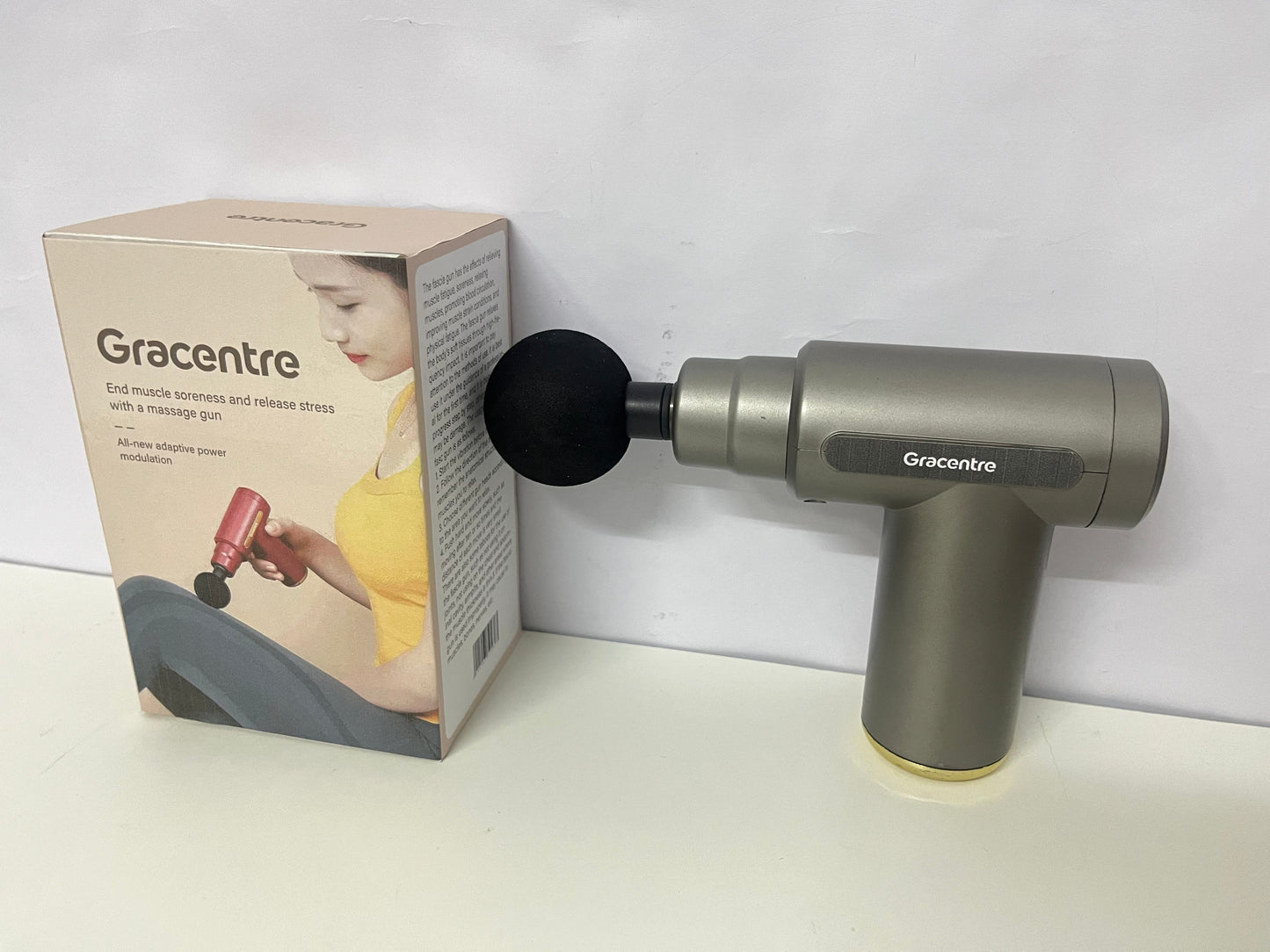 【Gracentre Portable Massage Gun】—— Relieve Soreness & Recharge Your Body