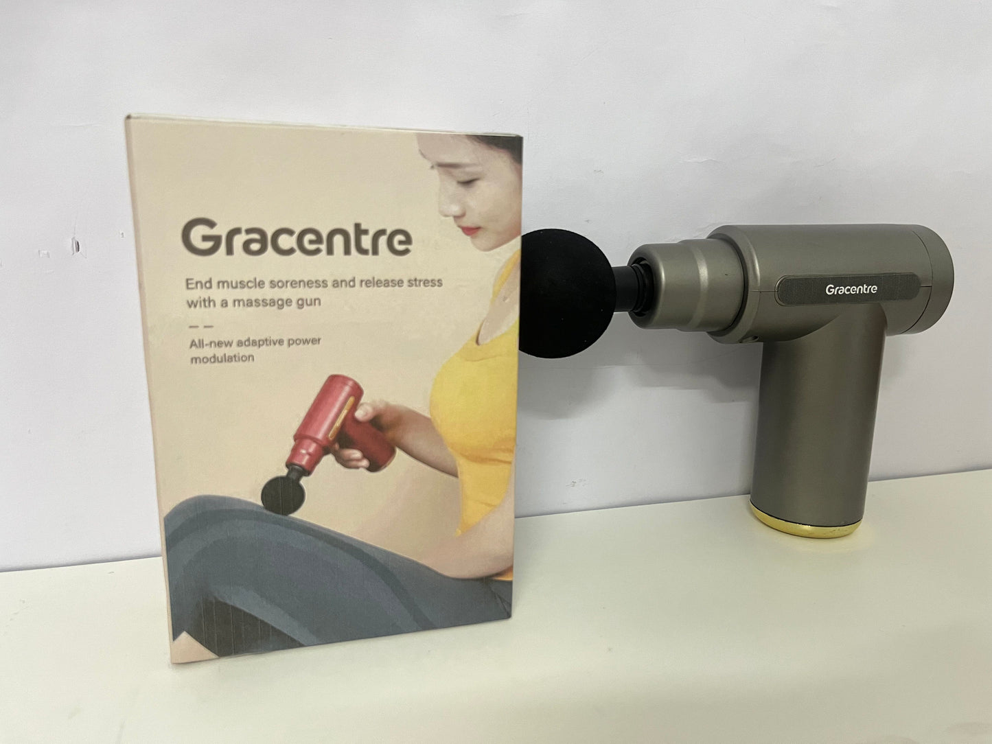 【Gracentre Portable Massage Gun】—— Relieve Soreness & Recharge Your Body