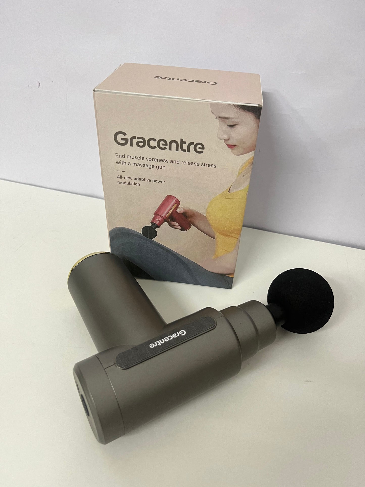 【Gracentre Portable Massage Gun】—— Relieve Soreness & Recharge Your Body