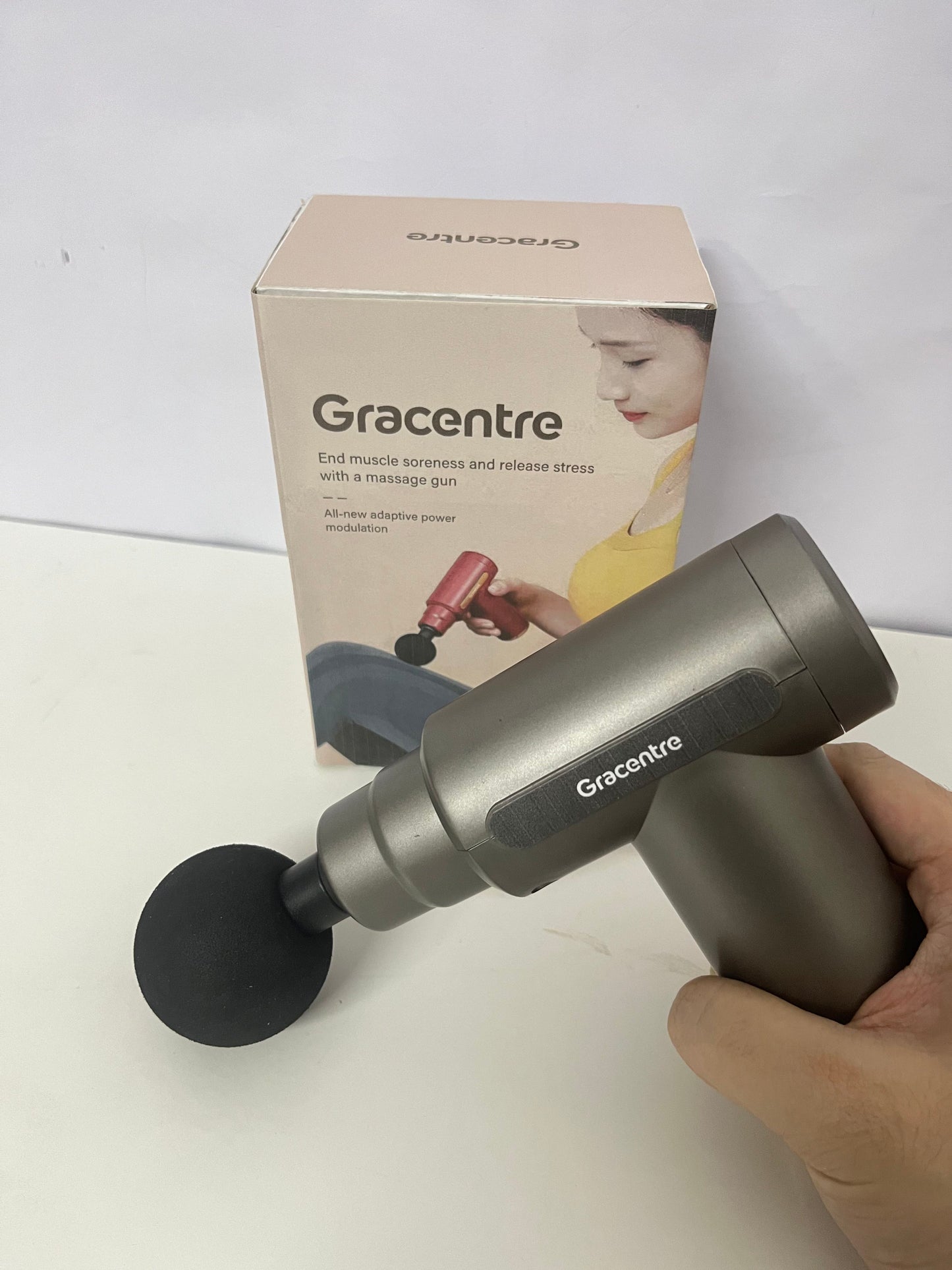 【Gracentre Portable Massage Gun】—— Relieve Soreness & Recharge Your Body
