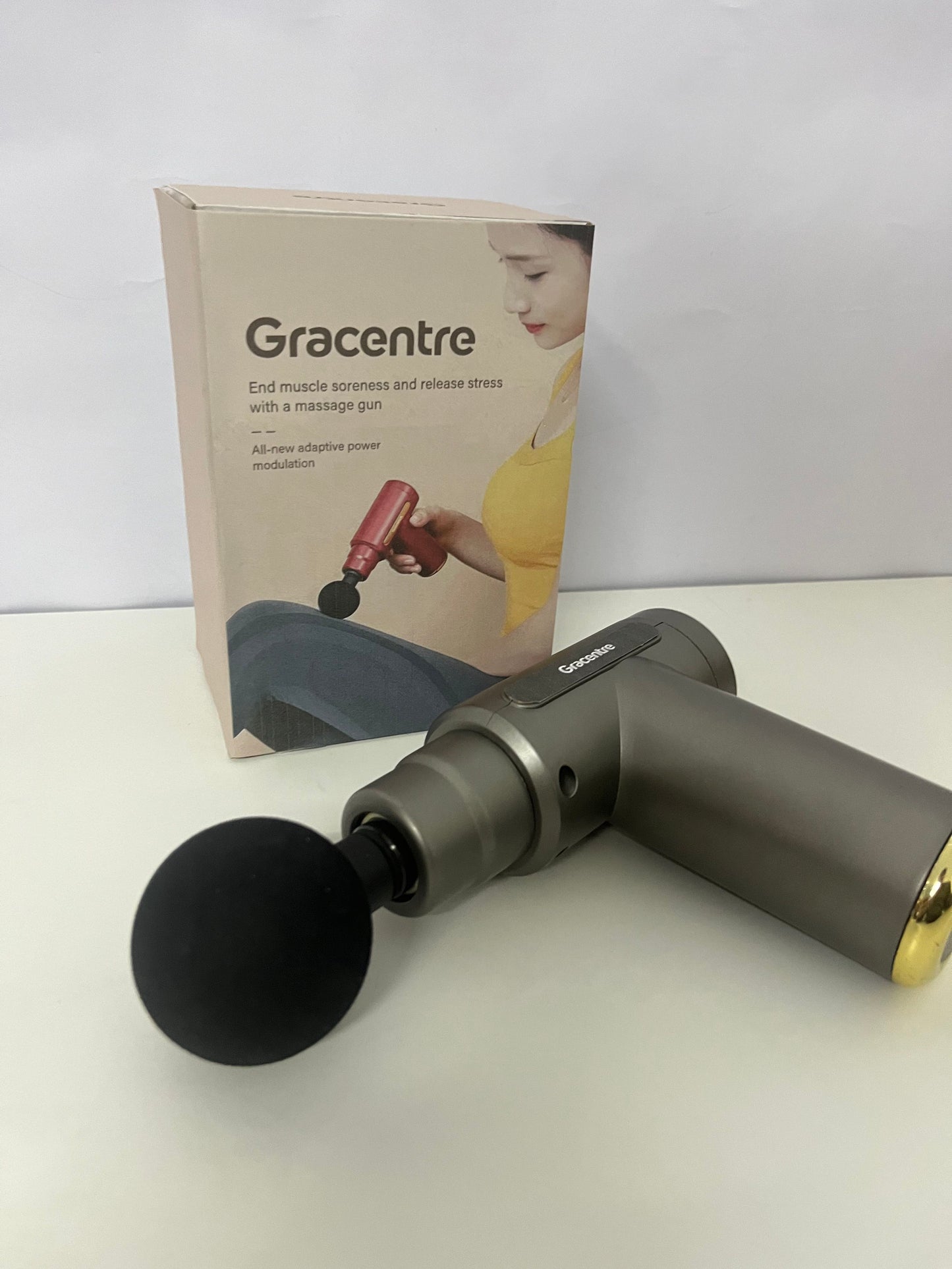 【Gracentre Portable Massage Gun】—— Relieve Soreness & Recharge Your Body