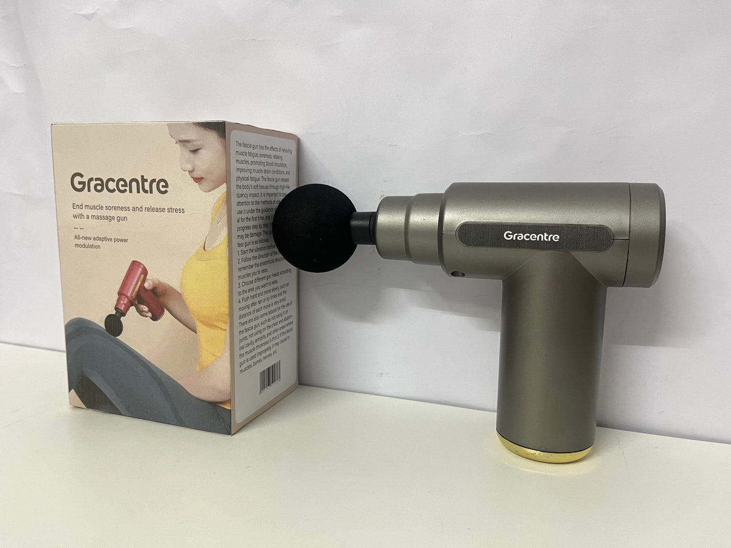 【Gracentre Portable Massage Gun】—— Relieve Soreness & Recharge Your Body