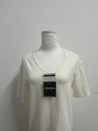 Gracentury White V-Neck Short-Sleeve T-Shirt - A Versatile Essential for Daily Wear
