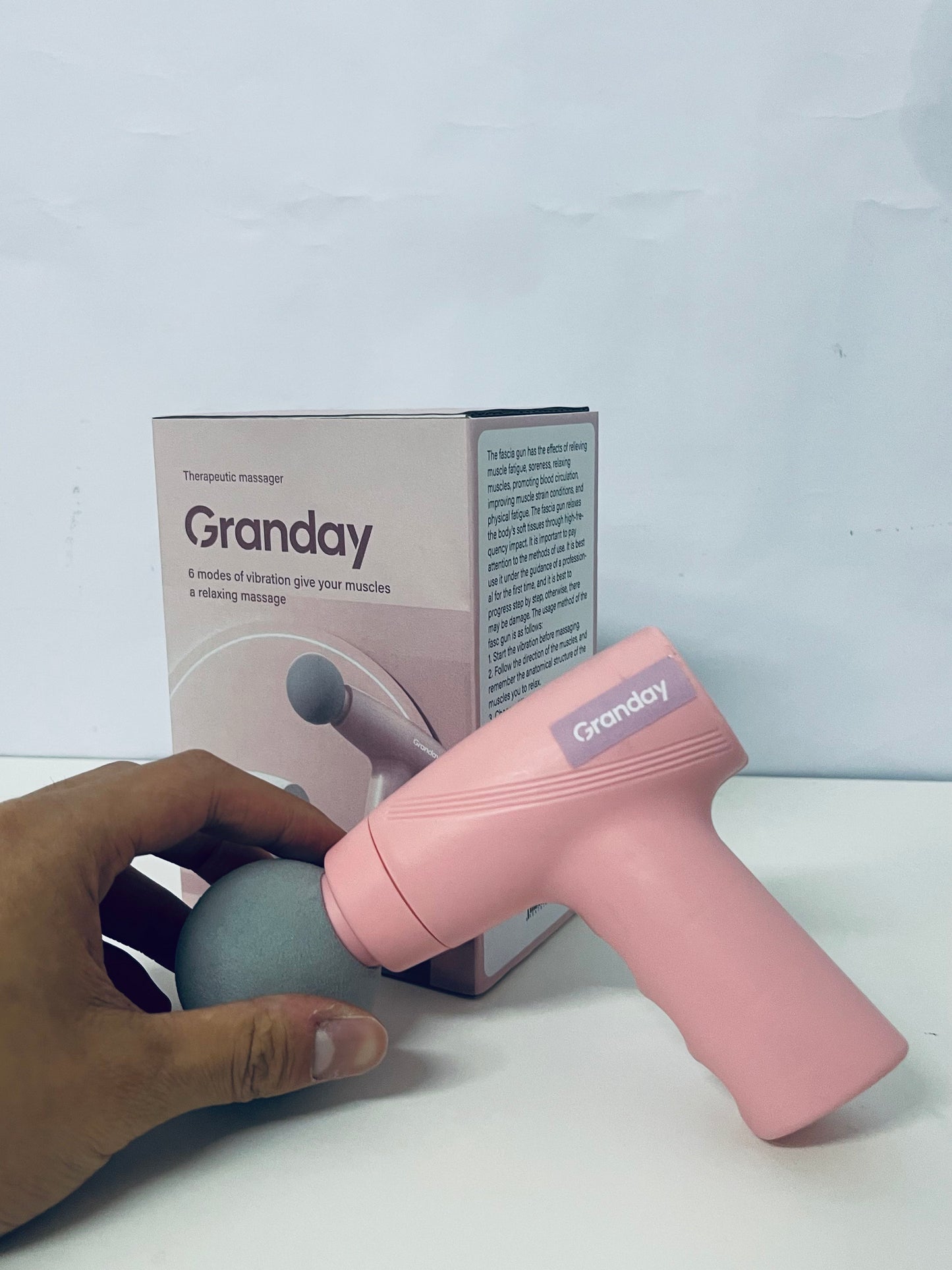 【Granday Therapeutic Massage Gun】—— Customized Relaxation for Tired Muscles