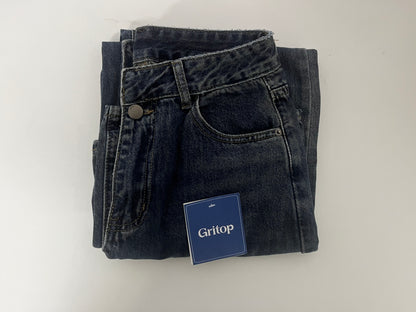 Gritop Vintage Washed Jeans A Versatile & Comfortable Essential for Daily Outfits
