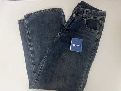 Gritop Vintage Washed Jeans A Versatile & Comfortable Essential for Daily Outfits