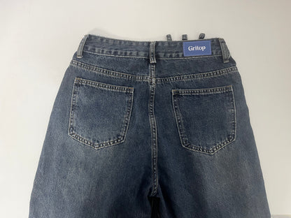 Gritop Vintage Washed Jeans A Versatile & Comfortable Essential for Daily Outfits
