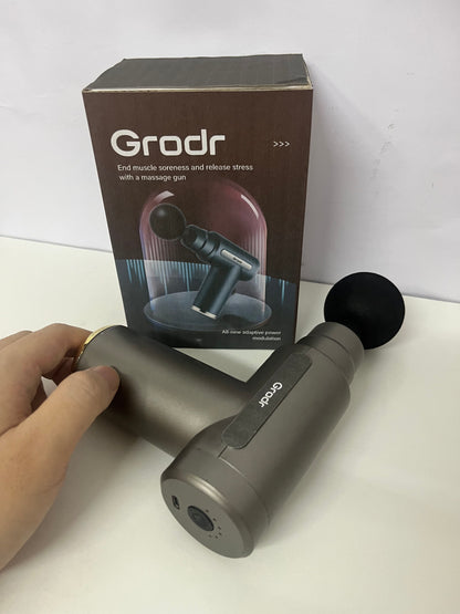 [Grodr Massage apparatus]——Mini Massage Gun - Deep Muscle Relaxation Device, Portable Rechargeable Massager