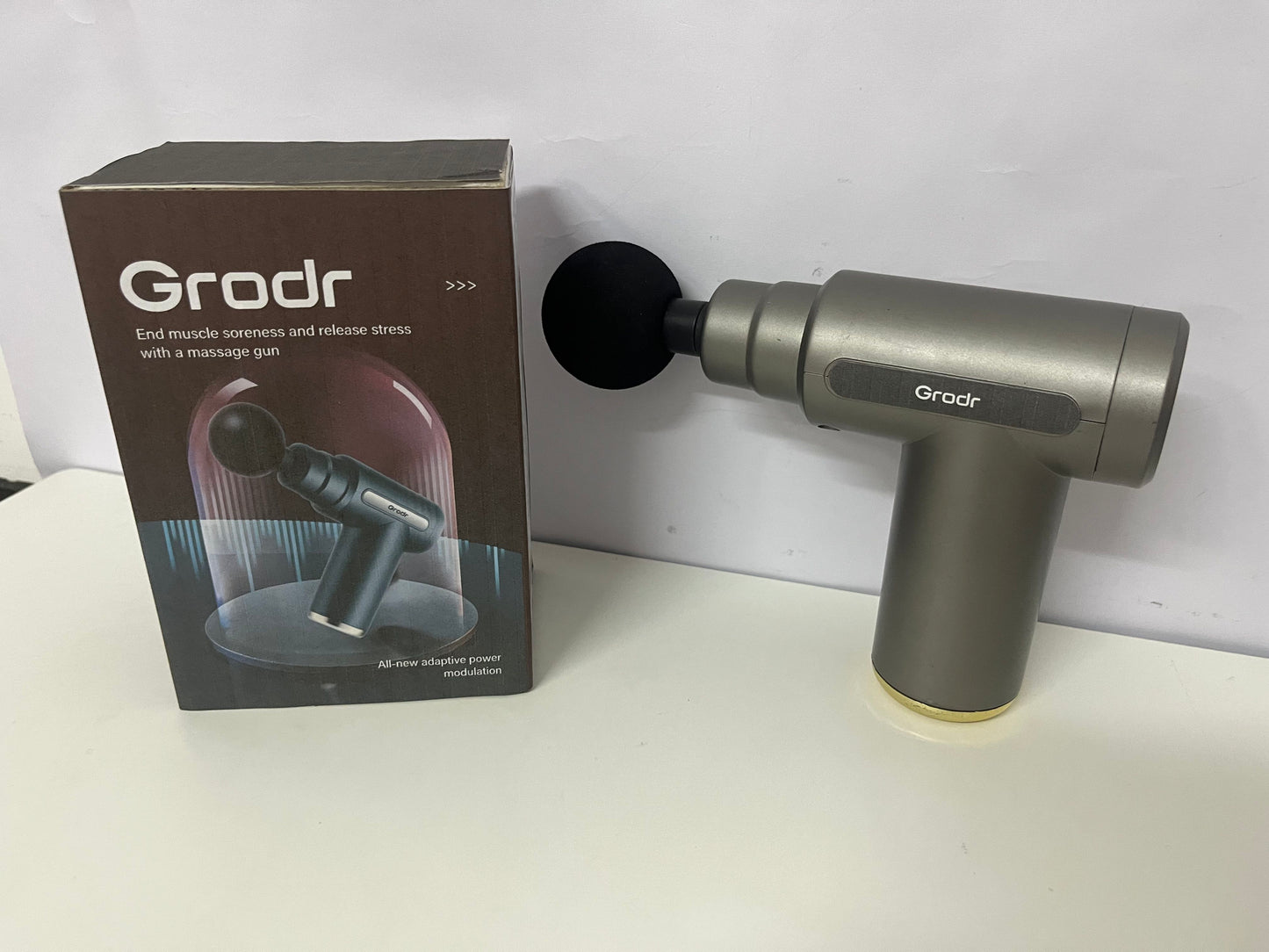 [Grodr Massage apparatus]——Mini Massage Gun - Deep Muscle Relaxation Device, Portable Rechargeable Massager