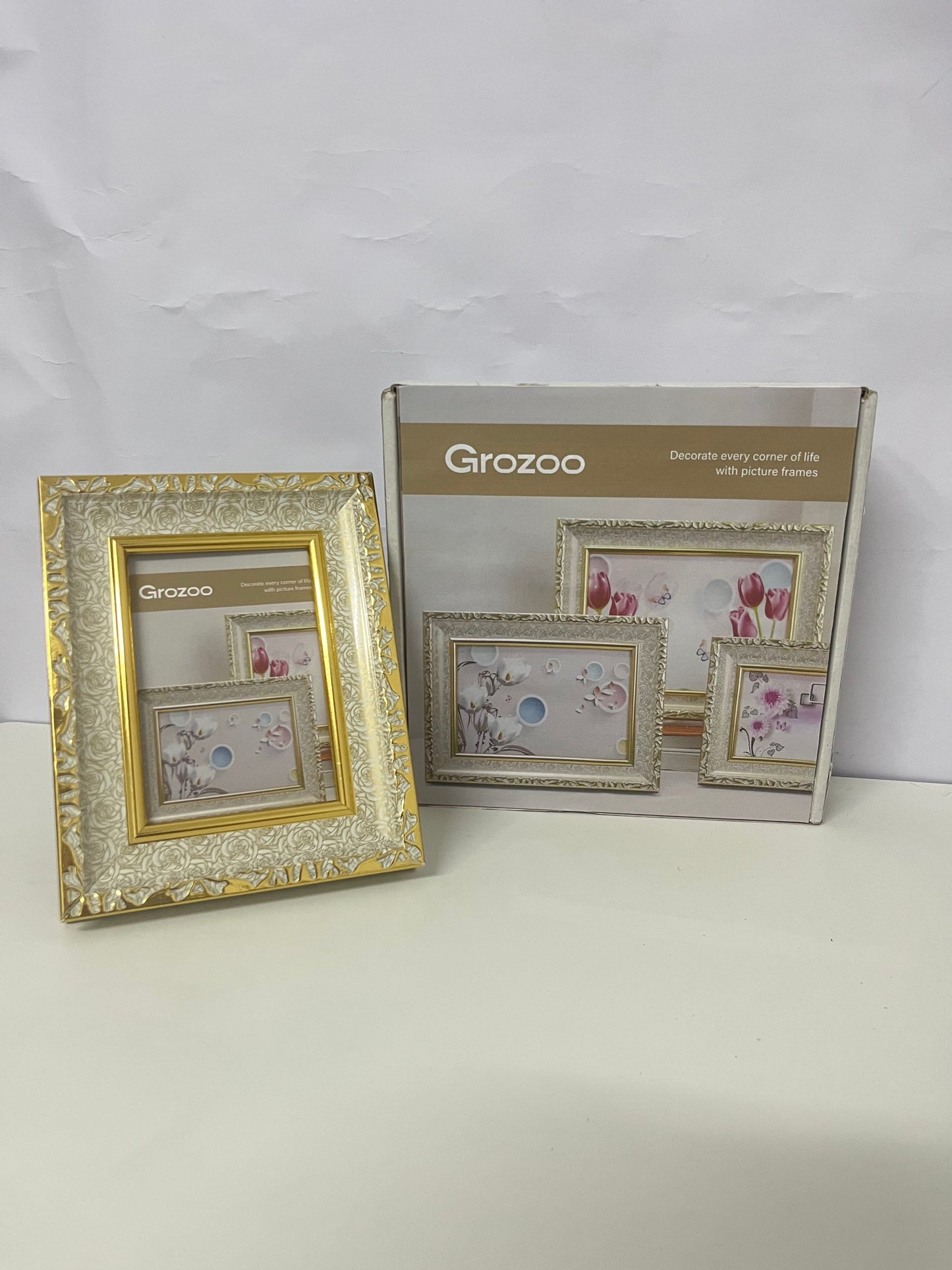 [Grozoo Picture frames]——European Carved Photo Frame Set - Multi-Size Decorative Frames