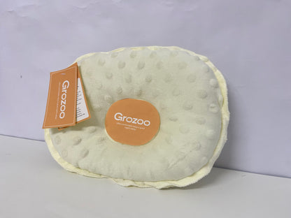 [Grozoo Pillows]——Baby Shaping Pillow - Soothing Minky Dot Anti-Flat Head Pillow