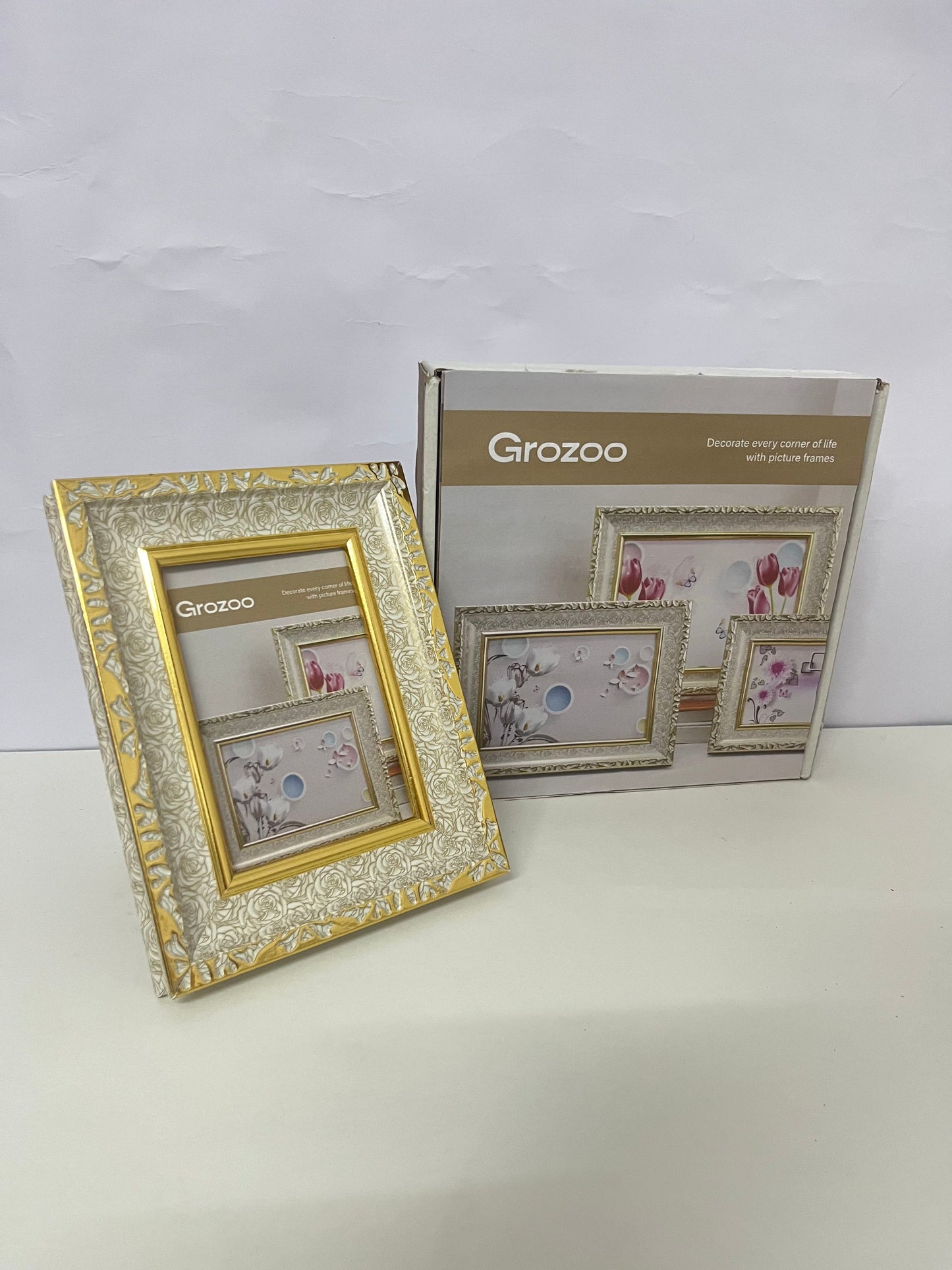 [Grozoo Picture frames]——European Carved Photo Frame Set - Multi-Size Decorative Frames