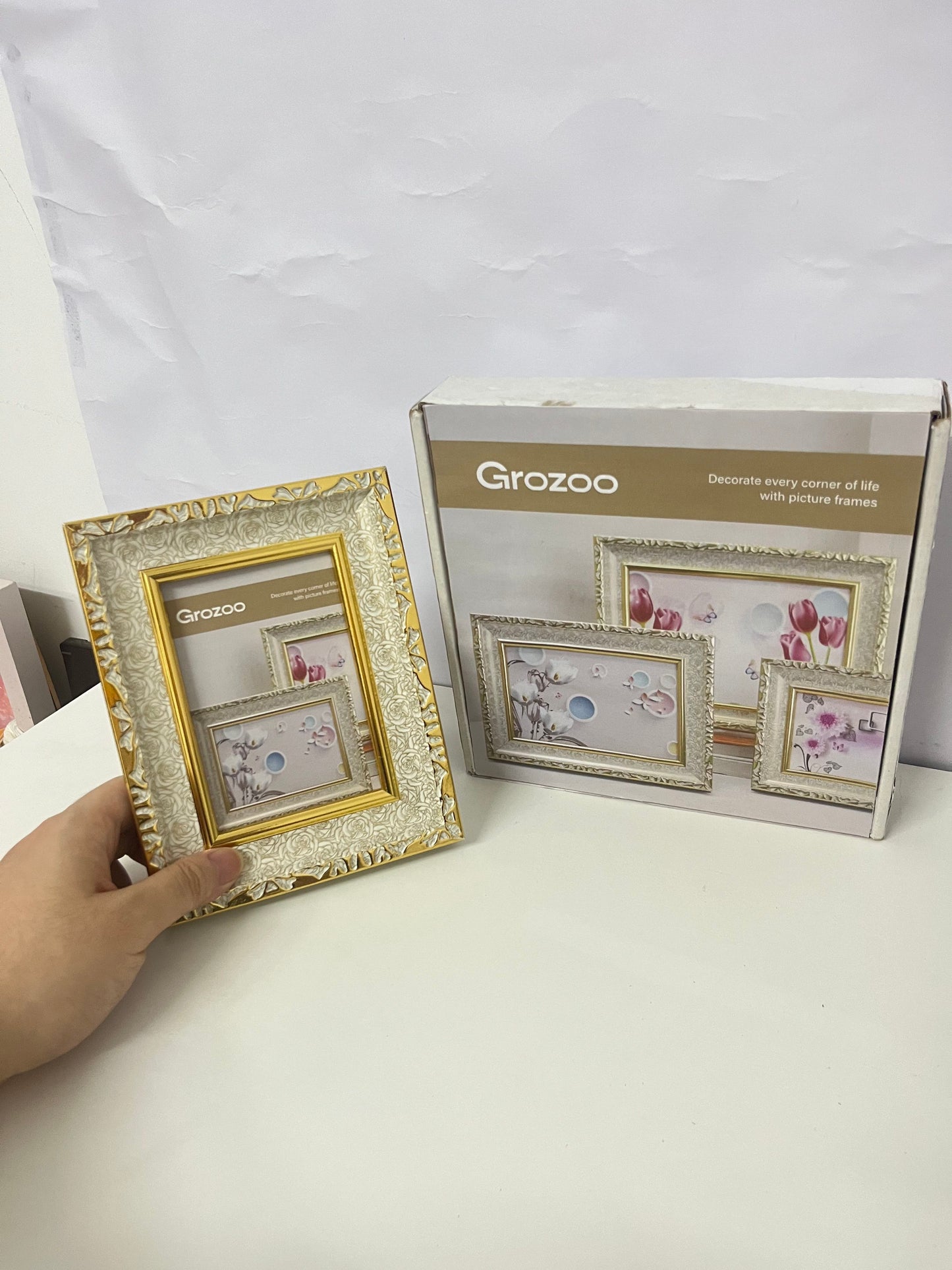 [Grozoo Picture frames]——European Carved Photo Frame Set - Multi-Size Decorative Frames