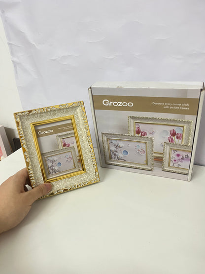 [Grozoo Picture frames]——European Carved Photo Frame Set - Multi-Size Decorative Frames