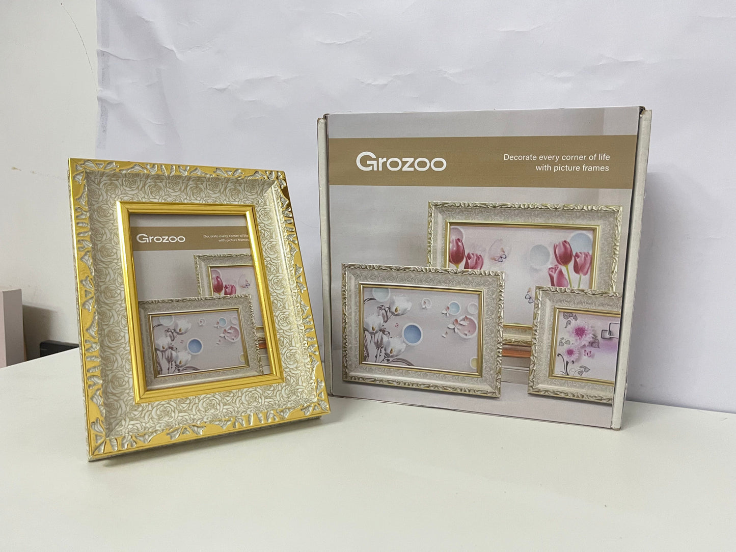 [Grozoo Picture frames]——European Carved Photo Frame Set - Multi-Size Decorative Frames