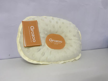 [Grozoo Pillows]——Baby Shaping Pillow - Soothing Minky Dot Anti-Flat Head Pillow
