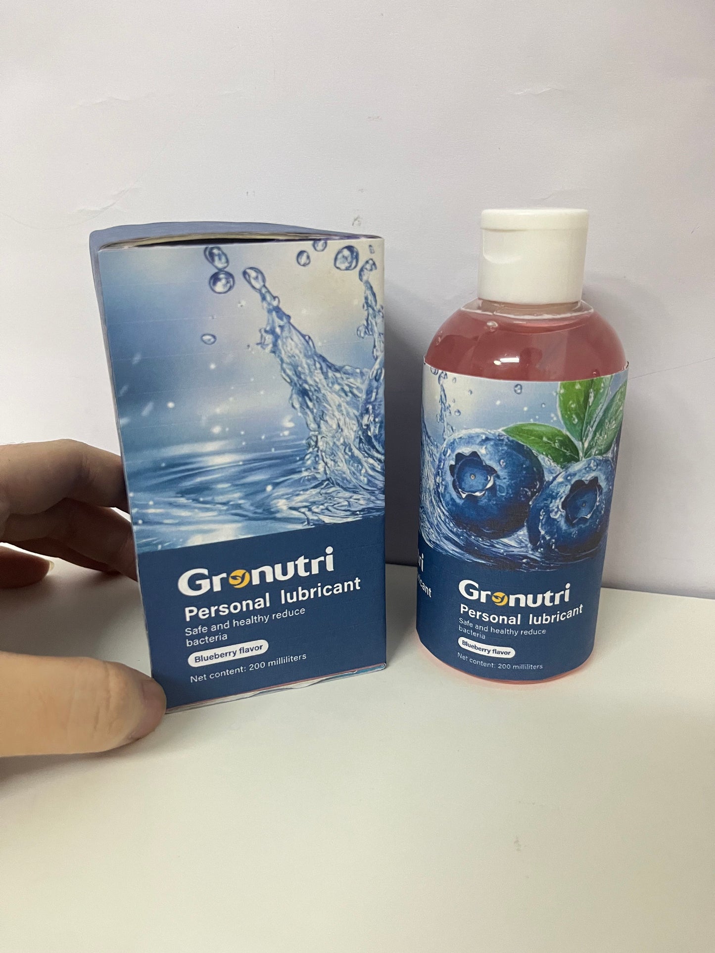 [Gronutri Personal sexual lubricants]——Blueberry-Flavored Personal Lubricant - Hydrating & Nourishing Intimate Care Gel