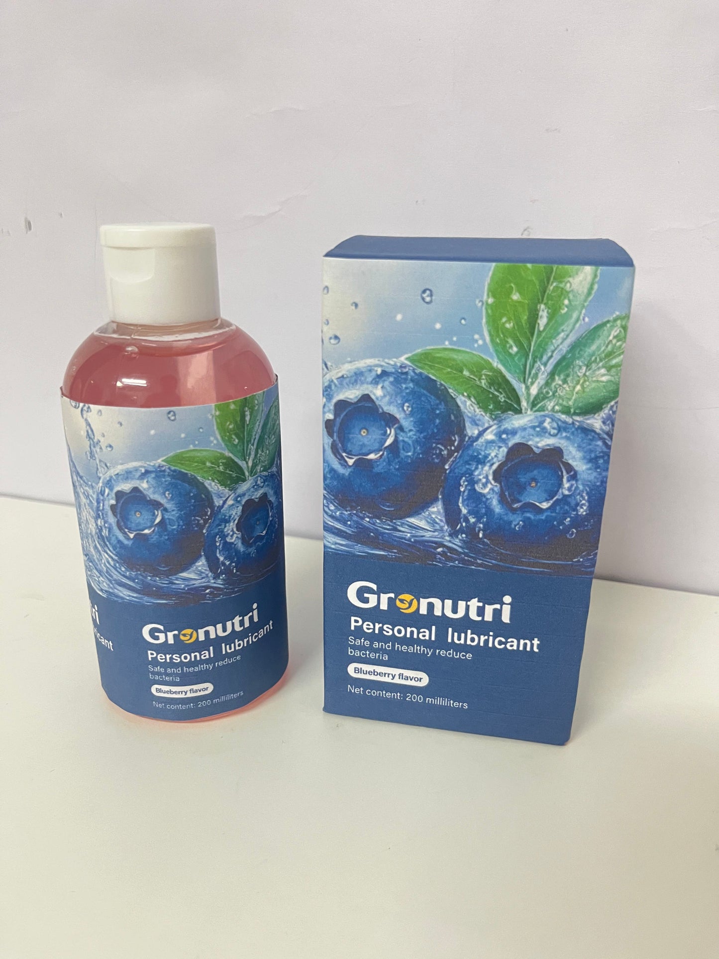 [Gronutri Personal sexual lubricants]——Blueberry-Flavored Personal Lubricant - Hydrating & Nourishing Intimate Care Gel