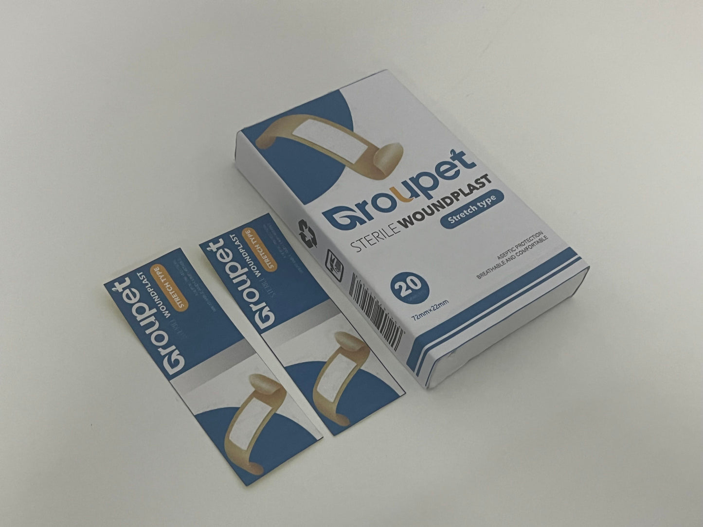 【Groupet Stretch Sterile Adhesive Bandages】—— Reliable Protection for Minor Cuts & Scrapes