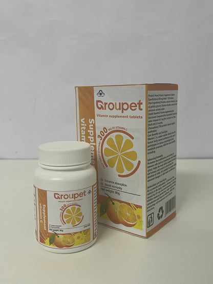 【Groupet Vitamin C Supplement Tablets】—— Daily Immune Support & Antioxidant Protection