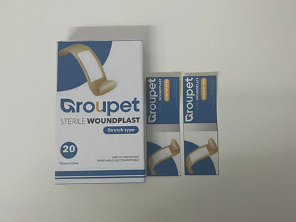 【Groupet Stretch Sterile Adhesive Bandages】—— Reliable Protection for Minor Cuts & Scrapes