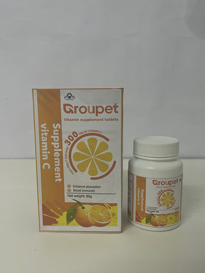 【Groupet Vitamin C Supplement Tablets】—— Daily Immune Support & Antioxidant Protection