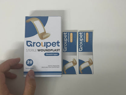 【Groupet Stretch Sterile Adhesive Bandages】—— Reliable Protection for Minor Cuts & Scrapes