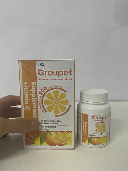 【Groupet Vitamin C Supplement Tablets】—— Daily Immune Support & Antioxidant Protection